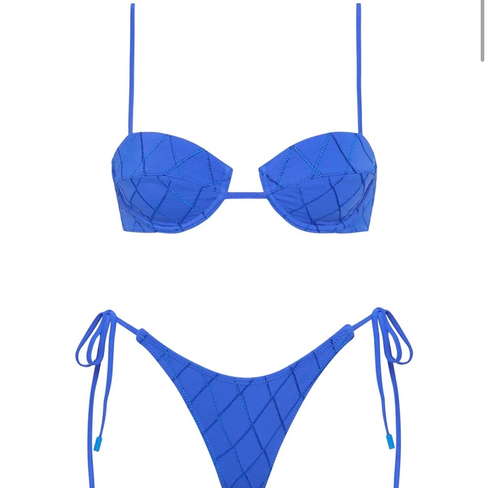 Triangl Swimwear Electric Blue Bikini Set